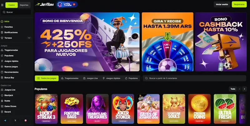 JetTon casino — plataforma cripto con TON y paquete alto de bienvenida
