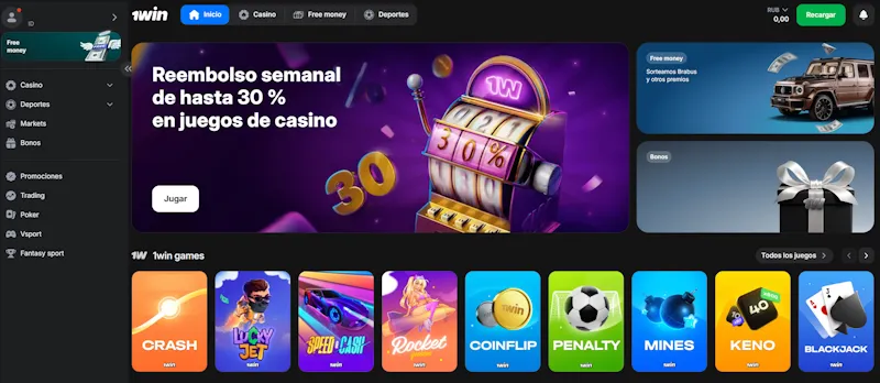 1Win casino: más de 12.000 juegos de casino virtual Argentina y apuestas deportivas