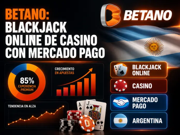 Betano: blackjack online de casino con Mercado Pago