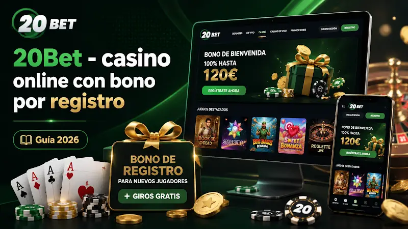 20Bet — casino online con bono por registro