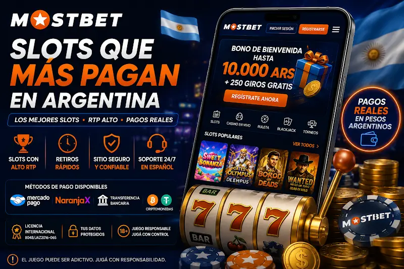 Mostbet: slots que más pagan en Argentina
