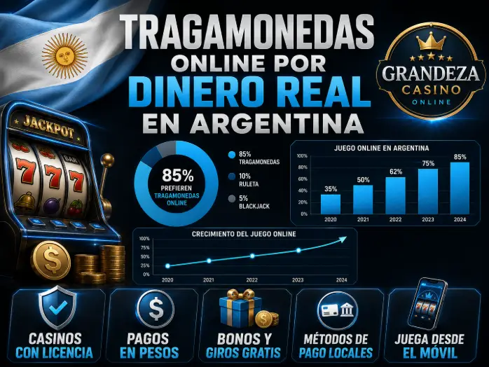 Tragamonedas online por dinero real en Argentina