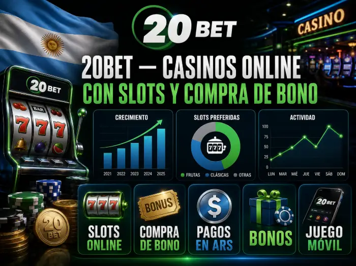 20Bet — casinos online con slots y compra de bono